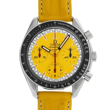 オメガ スピードマスター レーシング ミハエルシューマッハ 3810.12.40 イエロー メンズ 時計 【中古】【wristwatch】