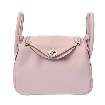 エルメス リンディ ミニ ヴェルソ ゴールド/モーヴペール ヴォースイフト レディース バッグ 【中古】【bag】