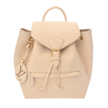ルイ ヴィトン モノグラムアンプラント モンスリ PM クレーム M45397 レザー レディース バッグ 【中古】【bag】