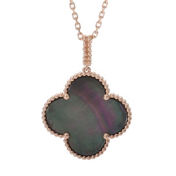 ヴァン クリーフ&アーペル マジックアルハンブラ ロングネックレス ゴールド VCARP6I200 K18ピンクゴールド PG レディース ジュエリー 【中古】【jewelry】