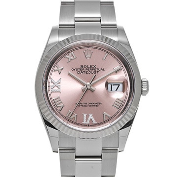 ロレックス デイトジャスト 36 126234 ピンク/ダイヤモンド メンズ 時計 【新品】【wristwatch】