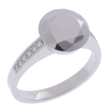 ショパール ゴールデン ダイヤ リング シルバー K18ホワイトゴールド WG/クロム レディース ジュエリー 【中古】【jewelry】