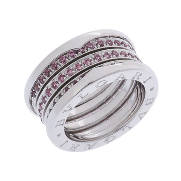 ブルガリ B-ZERO1 リング #51 シルバー K18ホワイトゴールド WG レディース ジュエリー 【中古】【jewelry】