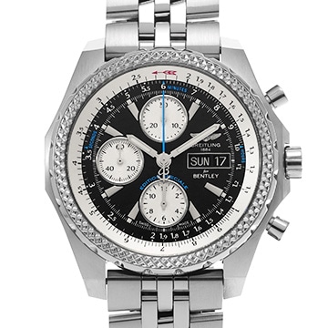 ブライトリング ベントレー GT レーシング A133631A/BG06 ブラック/シルバー メンズ 時計 【中古】【wristwatch】