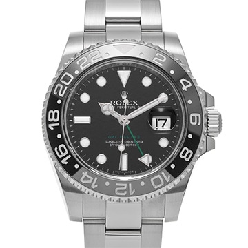 ロレックス GMTマスターII 116710LN ブラック メンズ 時計 【中古】【wristwatch】