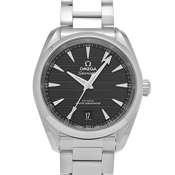 オメガ シーマスター アクアテラ コーアクシャル マスタークロノメーター 220.10.38.20.01.001 ブラック メンズ 時計 【中古】【wristwatch】