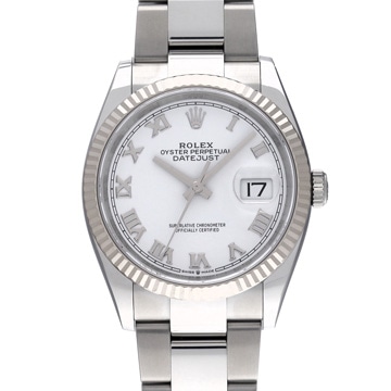 ロレックス デイトジャスト 36 126234 ホワイト メンズ 時計 【中古】【wristwatch】