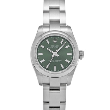 ロレックス オイスターパーペチュアル 26 176200 オリーブグリーン レディース 時計 【中古】【wristwatch】