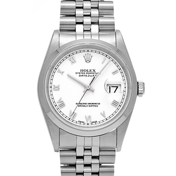 ロレックス デイトジャスト 16200 ホワイト メンズ 時計 【中古】【wristwatch】