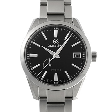 グランドセイコー ヘリテージコレクション スプリングドライブ SBGA301 ブラック メンズ 時計 【中古】【wristwatch】