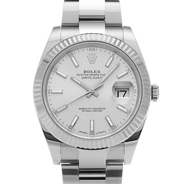 ロレックス デイトジャスト 41 126334 シルバー メンズ 時計 【中古】【wristwatch】