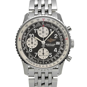 ブライトリング オールド ナビタイマー A13322 ブラック/シルバー メンズ 時計 【中古】【wristwatch】