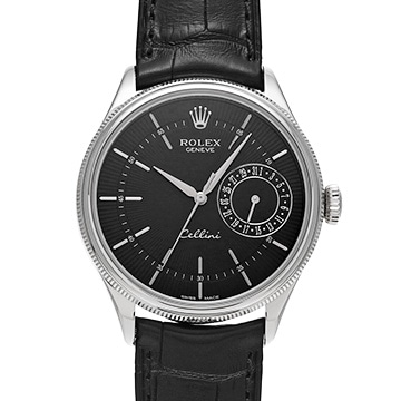 ロレックス チェリーニ デイト 50519 ブラック メンズ 時計 【中古】【wristwatch】