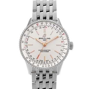 ブライトリング ナビタイマー オートマチック 41 A17327211G1A1 アイボリー メンズ 時計 【中古】【wristwatch】