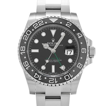 ロレックス GMTマスターII 116710LN ブラック メンズ 時計 【中古】【wristwatch】