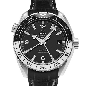 オメガ シーマスター プラネットオーシャン 600 コーアクシャル マスタークロノメーター GMT 215.30.44.22.01.001 ブラック メンズ 時計 【中古】【wristwatch】