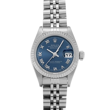 ロレックス デイトジャスト　 69174 ブルー レディース 時計 【中古】【wristwatch】