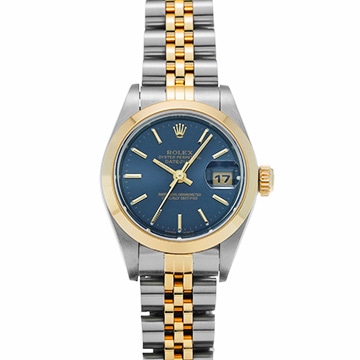 ロレックス デイトジャスト 79163 ブルー レディース 時計 【中古】【wristwatch】