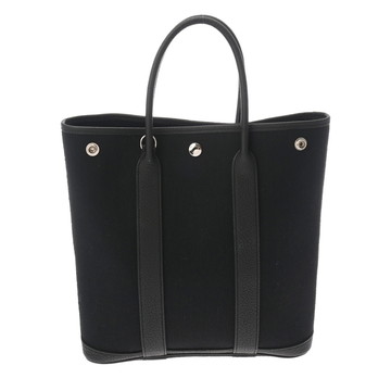 エルメス ガーデンファイル PM 2WAY ブラック トワルアッシュ/ネゴンダ ユニセックス バッグ 【中古】【bag】