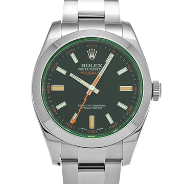 ロレックス ミルガウス 116400GV インテンスブラック メンズ 時計 【中古】【wristwatch】