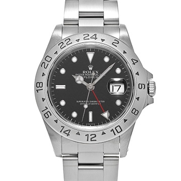 ロレックス エクスプローラーII 16570 ブラック メンズ 時計 【中古】【wristwatch】