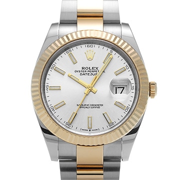 ロレックス デイトジャスト 41 126333 シルバー メンズ 時計 【中古】【wristwatch】