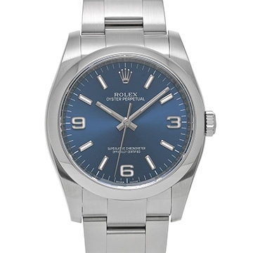 ロレックス オイスターパーペチュアル 36 116000 ブルー メンズ 時計 【中古】【wristwatch】