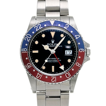 ロレックス GMTマスター 16750 ブラック メンズ 時計 【中古】【wristwatch】