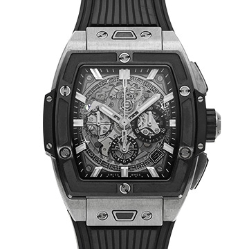 ウブロ スピリット オブ ビッグバン チタニウム セラミック 642.NM.0170.RX スケルトン メンズ 時計 【中古】【wristwatch】