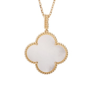 ヴァン クリーフ&アーペル マジックアルハンブラ ロングネックレス ゴールド VCARO49L00 K18イエローゴールド YG レディース ジュエリー 【中古】【jewelry】