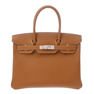 エルメス バーキン 30 ゴールド ヴォーエプソン レディース バッグ 【中古】【bag】