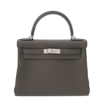エルメス ケリー 28 内縫い  エタン トゴ レディース バッグ 【中古】【bag】