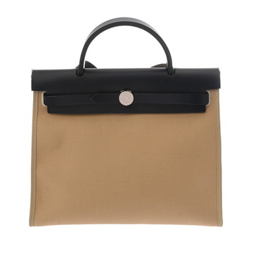 エルメス エールバッグ ジップ PM  トレンチ/ブルーインディゴ トワルミリタリー/ヴァッシュハンター レディース バッグ 【中古】【bag】