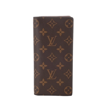 ルイ ヴィトン モノグラム ポルトフォイユ ブラザ ブラウン M66540 モノグラムキャンバス メンズ 財布 【中古】【purse】
