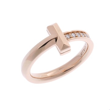 ティファニー Tワン ナロー リング ゴールド K18ピンクゴールド PG レディース ジュエリー 【中古】【jewelry】