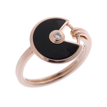 カルティエ アミュレットリング #47 ゴールド CRB4213247 K18ピンクゴールド PG レディース ジュエリー 【中古】【jewelry】