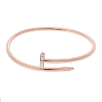 カルティエ ジュストアンクル ブレスレット #17 ゴールド K18ピンクゴールド PG レディース ジュエリー 【中古】【jewelry】