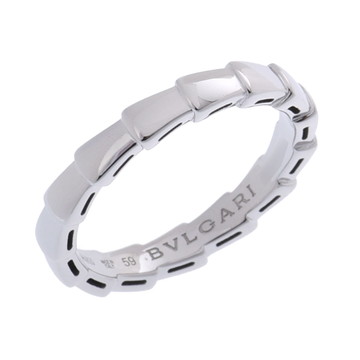 ブルガリ セルペンティヴァイパーリング #59 シルバー 349688 K18ホワイトゴールド WG レディース ジュエリー 【中古】【jewelry】