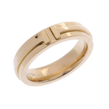 ティファニー T TWO ナロー リング ゴールド K18イエローゴールド YG レディース ジュエリー 【中古】【jewelry】