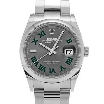 ロレックス デイトジャスト 36 126200 スレート メンズ 時計 【中古】【wristwatch】