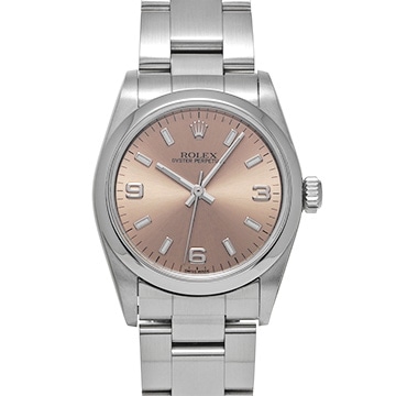 ロレックス オイスターパーペチュアル 77080 ピンク ユニセックス 時計 【中古】【wristwatch】
