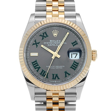 ロレックス デイトジャスト 36 126233 スレート メンズ 時計 【中古】【wristwatch】