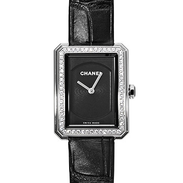 シャネル ボーイフレンド H4883 ブラック レディース 時計 【中古】【wristwatch】