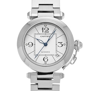 カルティエ パシャC W31074M7 ホワイト ユニセックス 時計 【中古】【wristwatch】