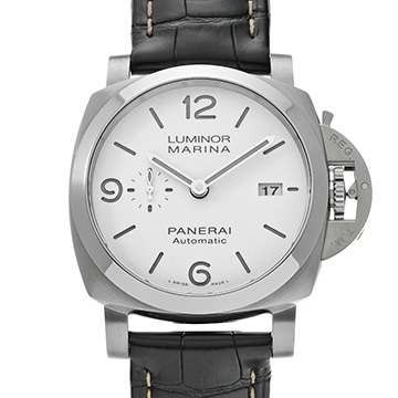 パネライ ルミノールマリーナ 44mm PAM01314 ホワイト メンズ 時計 【中古】【wristwatch】
