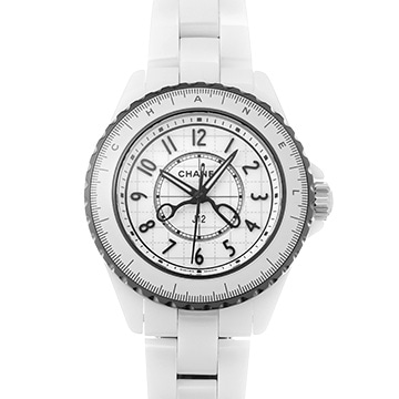 シャネル J12 クチュール 33MM H9763 ホワイト メンズ 時計 【中古】【wristwatch】