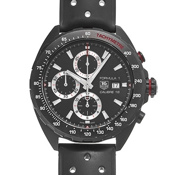 タグ ホイヤー フォーミュラ1 キャリバー16 クロノグラフ CAZ2011.FT8024 ブラック メンズ 時計 【中古】【wristwatch】