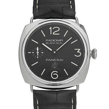 パネライ ラジオミール ブラックシール ロゴ PAM00380 ブラック メンズ 時計 【中古】【wristwatch】