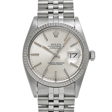 ロレックス デイトジャスト 16014 シルバー メンズ 時計 【中古】【wristwatch】