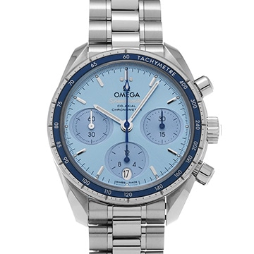 オメガ スピードマスター 38 コーアクシャル 324.30.38.50.03.001 ブルー ユニセックス 時計 【中古】【wristwatch】
